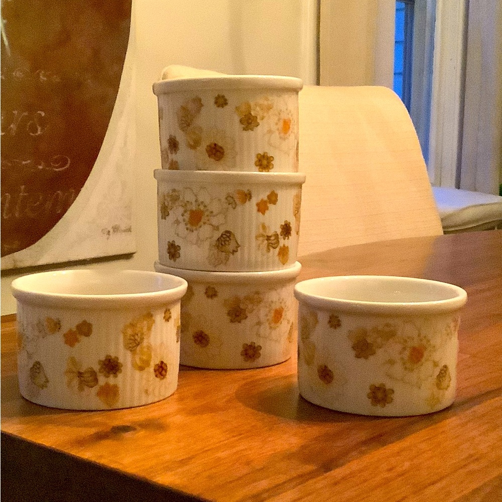 Vintage Royal Doulton set of five Ramequins Sundance pattern